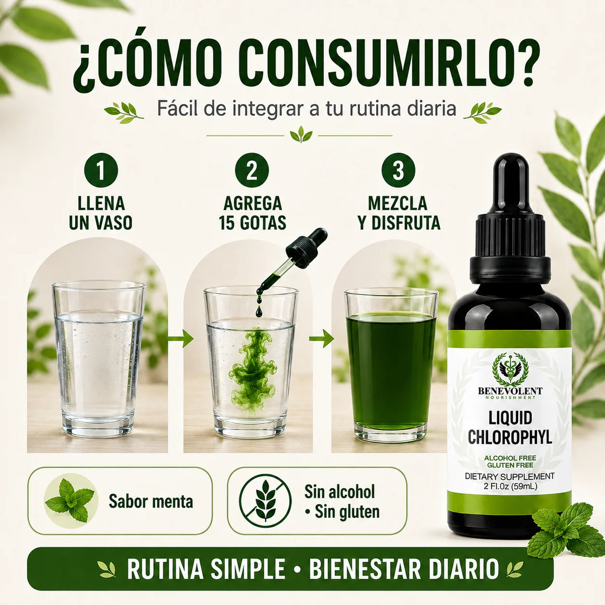 Clorofila Líquida Benevolent